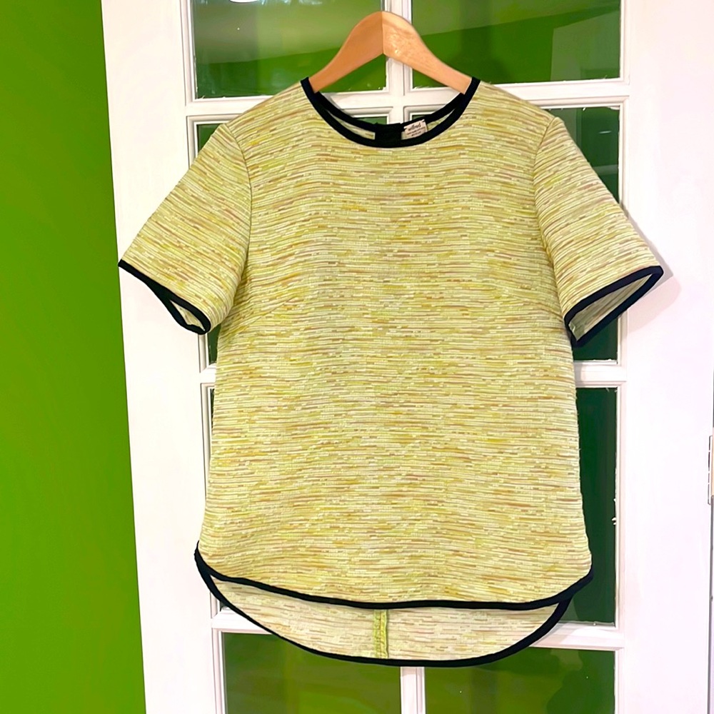 Wilfred green woven shirt